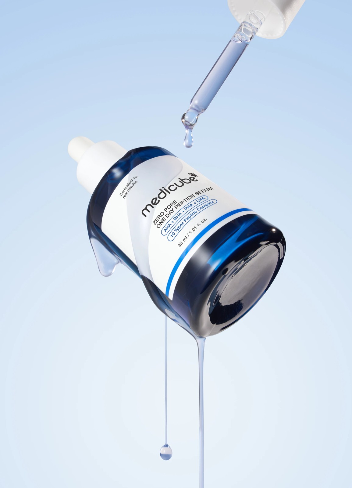 Medicube Zero Pore One Day Peptide Serum 30ml - AHA, BHA, PHA and LHA 4 of 4