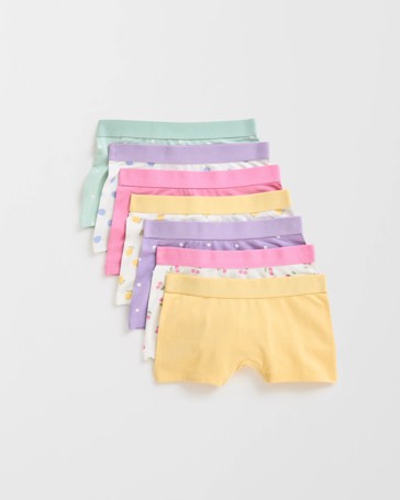 Maxx Australian Cotton 7 Pack Older Girls Print Shortie
