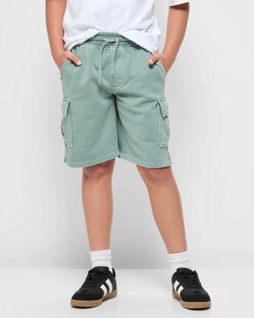 Washed Fleece Shorts