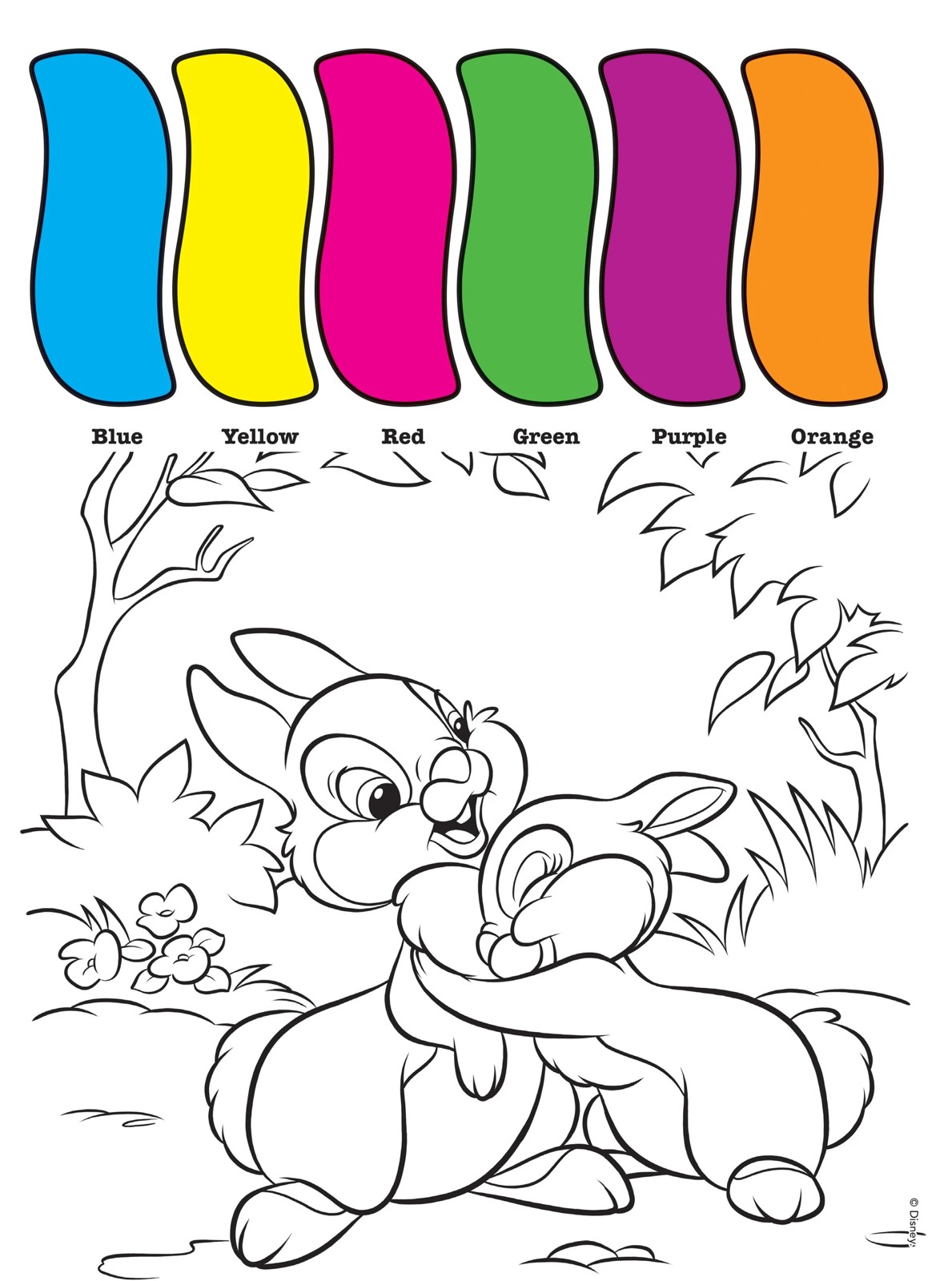 Disney Bunnies: Paint with Water - Book 2 of 2