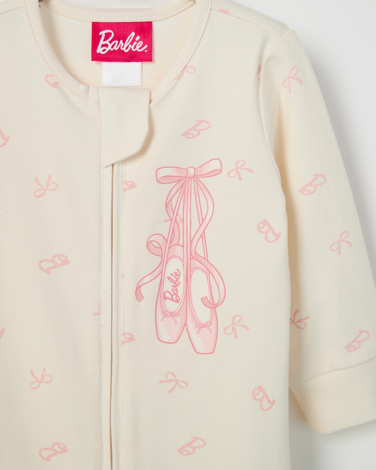 Barbie Organic Cotton Baby Zip Coverall 2 of 2