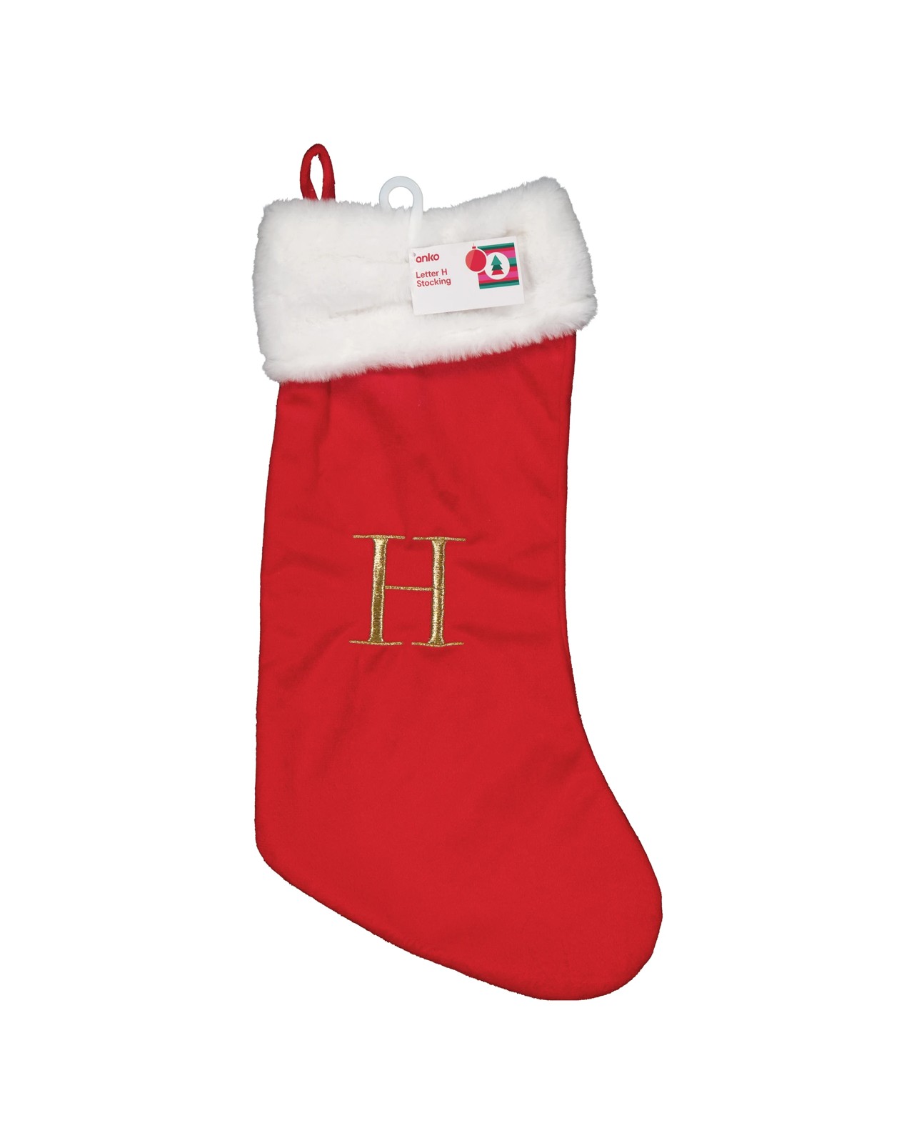 Anko Letter H Stocking 4 of 4