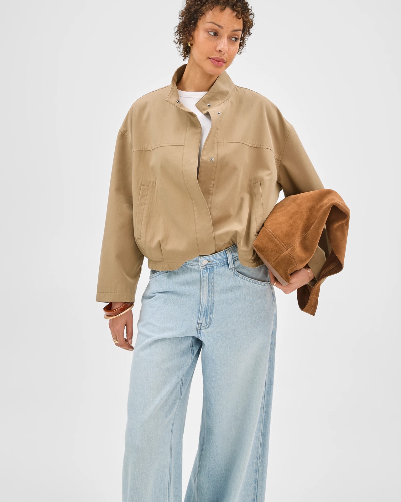 Airloom Slouch Wide Leg Denim Jeans 3 of 6