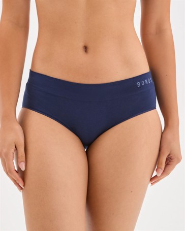 Bonds 2 Pack Seamless Midi Briefs