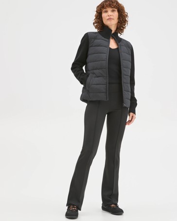 Active Hybrid Knit Puffer Jacket
