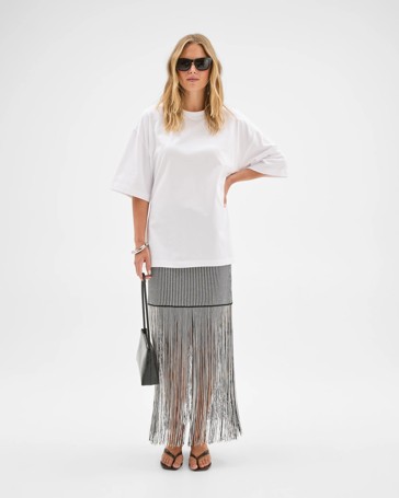 Lily Loves Fringe Midi Skirt