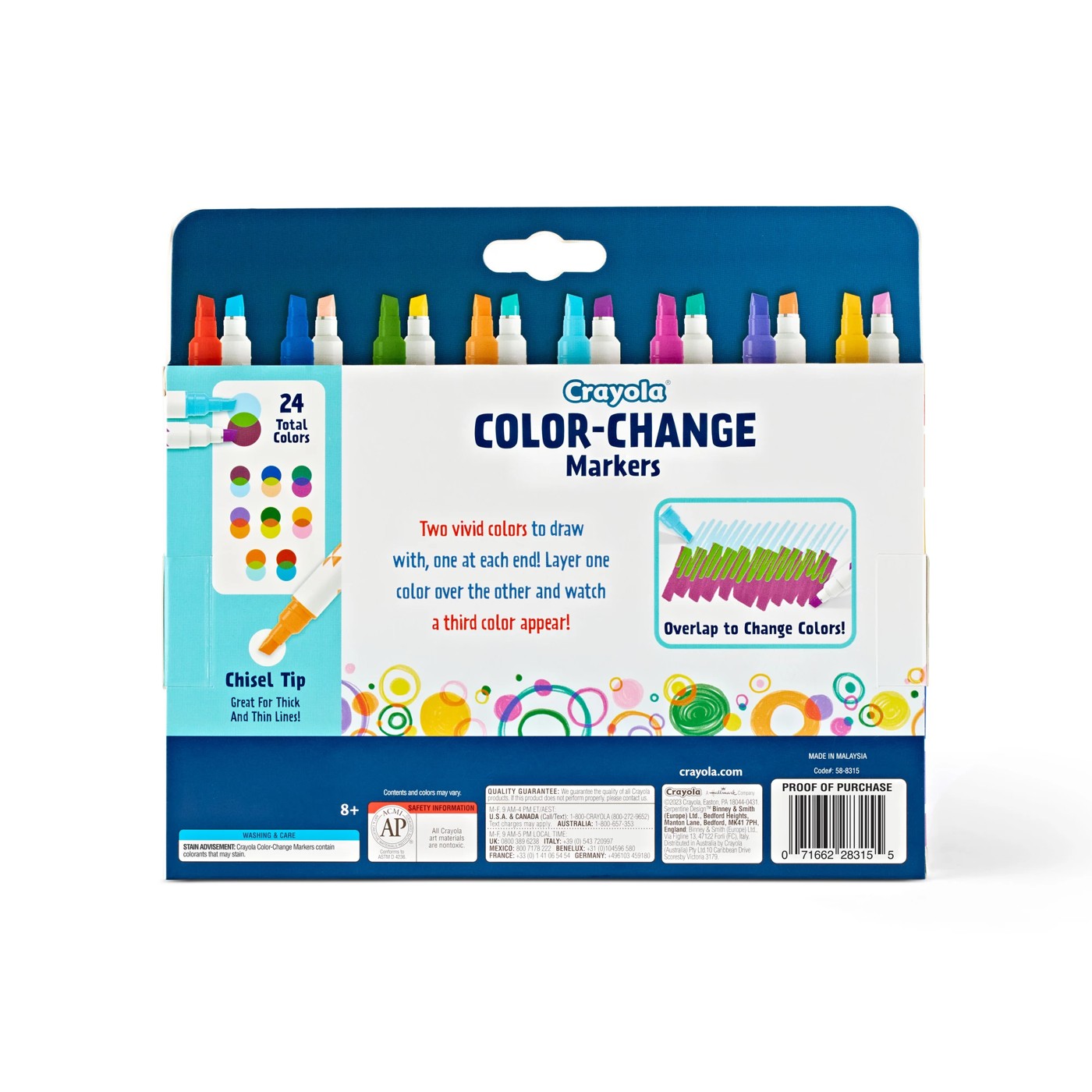 Crayola Color Change Markers 8 Pack