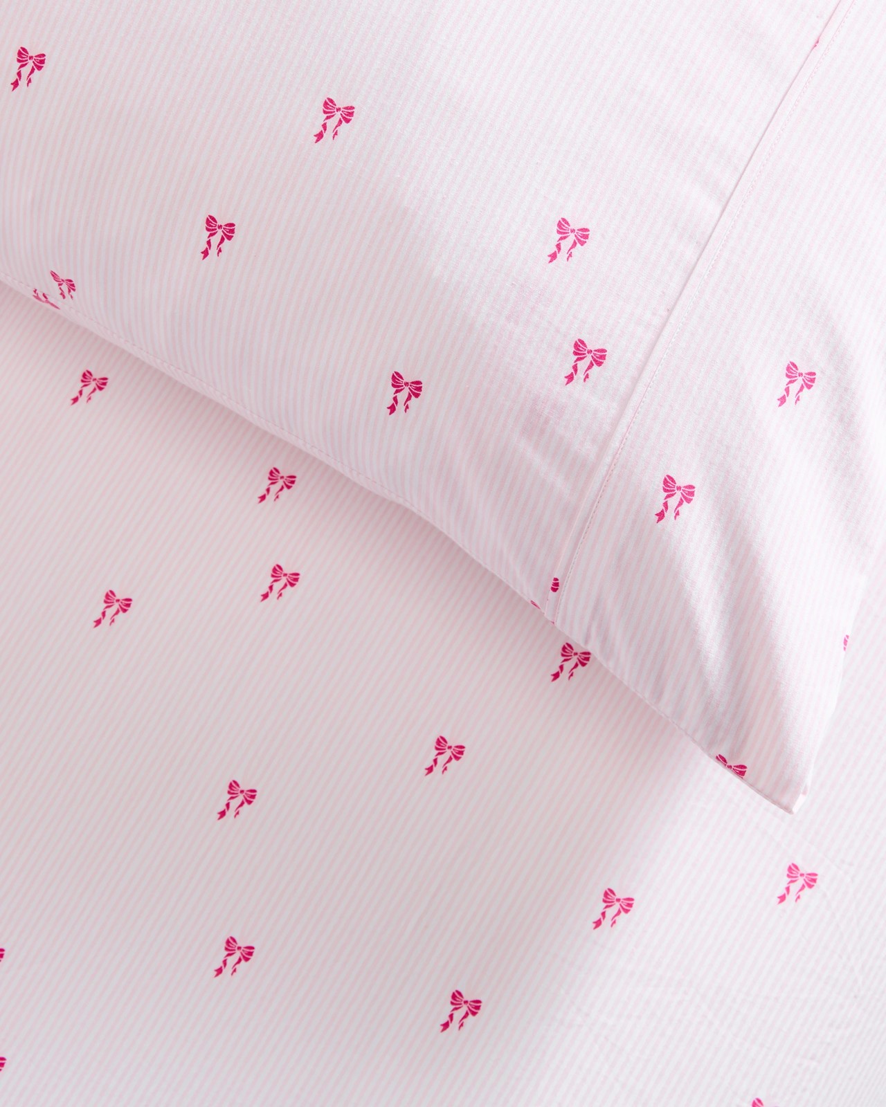 Millie Bows Australian Cotton Kids Fitted Sheet Set 2 of 4