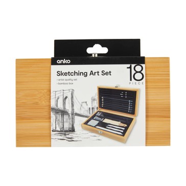 18 Piece Sketching Art Set - Anko