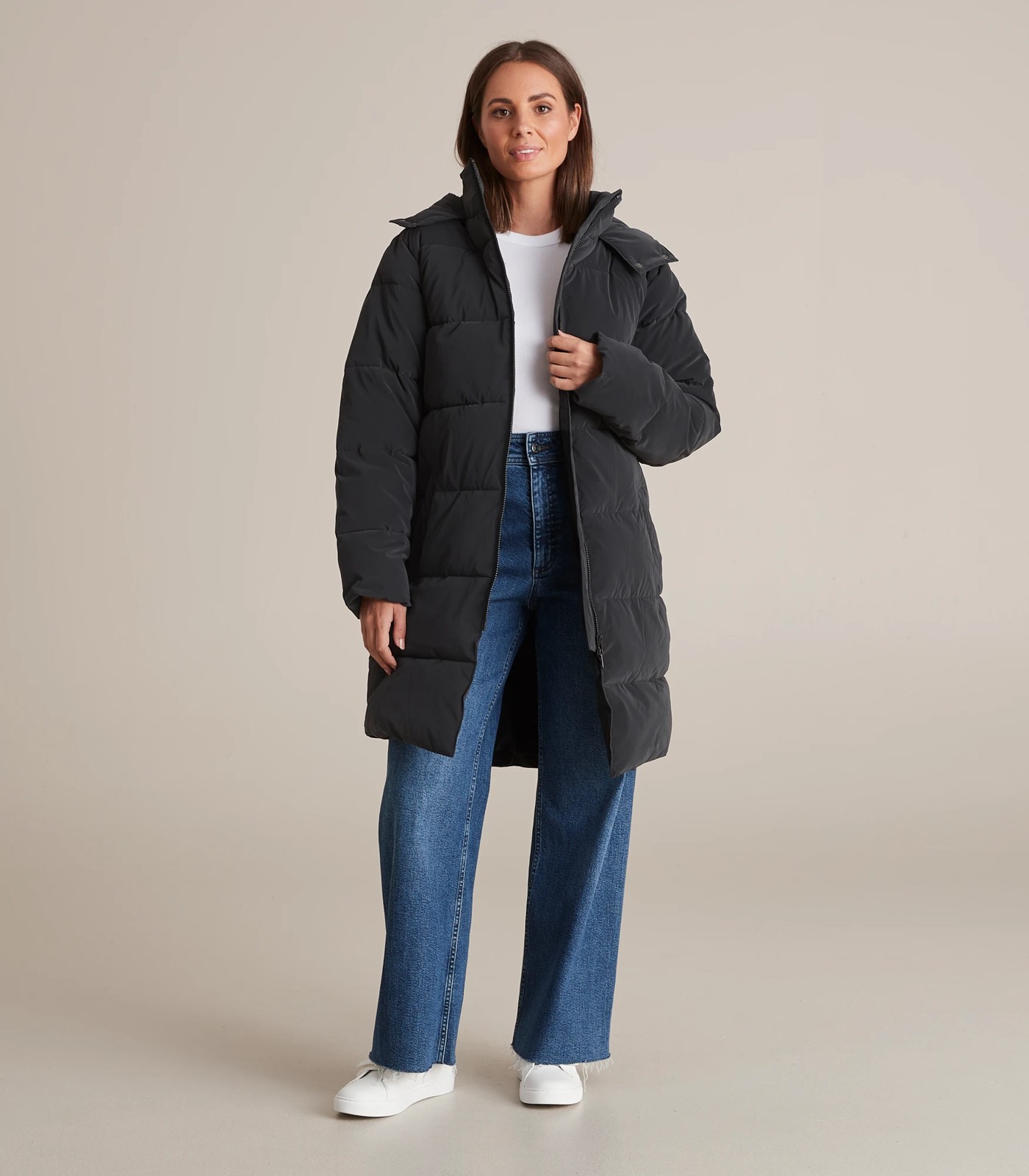 Longline Puffer Jacket Target Australia