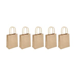 Kraft Loot Bags, 5 Pack - Anko