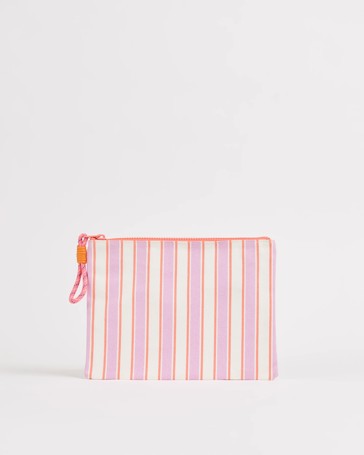 Printed Canvas Swim Bag