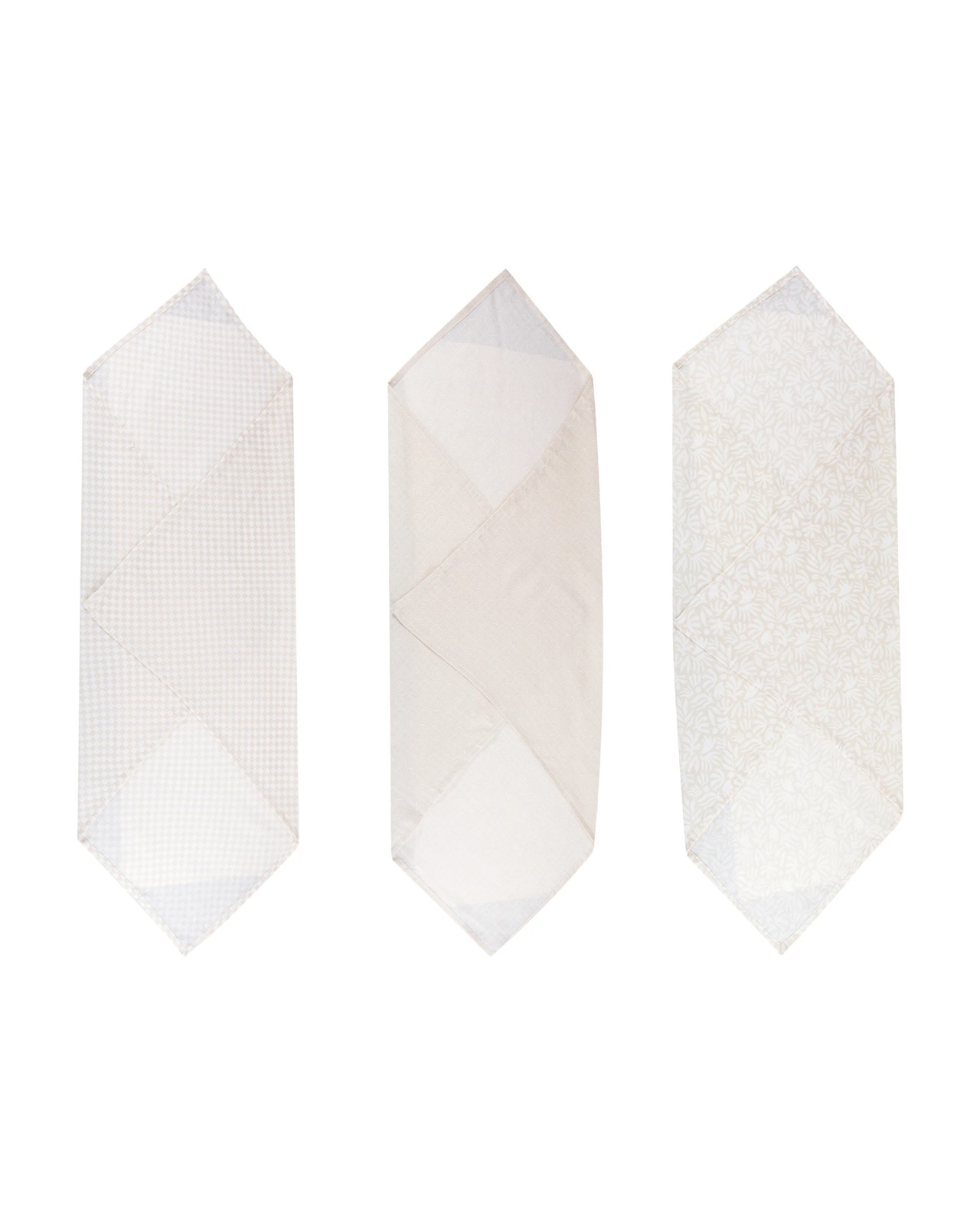 Anko 3 Pack Organic Cotton Muslin Wraps- Boho 3 of 5