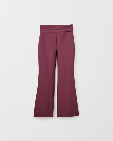 Active Fold Over Flare Pants