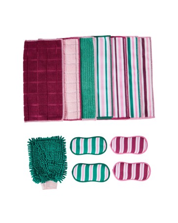 Anko 12 Pieces Cloth Set - Stripe