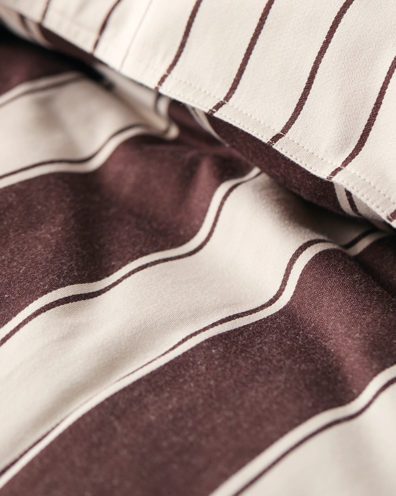 Rayne Stripe Stonewash Quilt Cover Set - Chocolate/Pumice 4 of 6