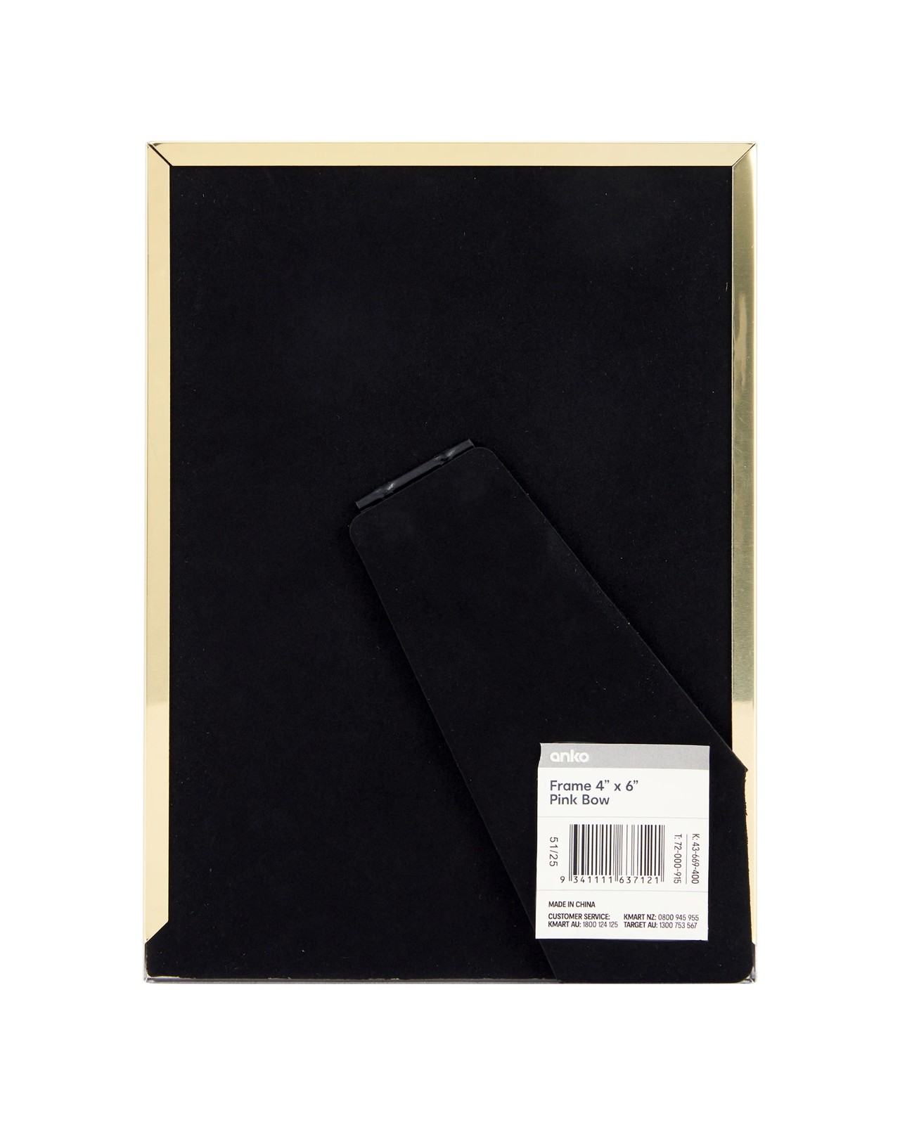 Anko Bow Photo Frame - 4in. x 6in. - Pink 5 of 5