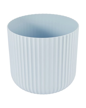 Anko 30cm Linear Plastic Pot - Blue