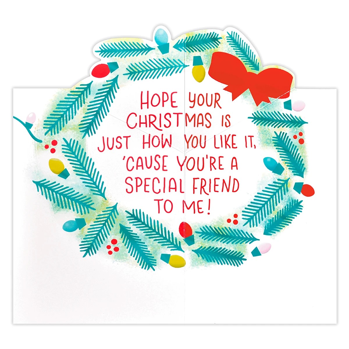 Hallmark Christmas Card - Strees Free 3 of 4