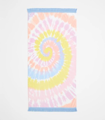 Kids Beach Towel - Dakota Tie-Dye