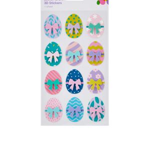 Anko 12 Piece Easter Craft 3D Stickers product image