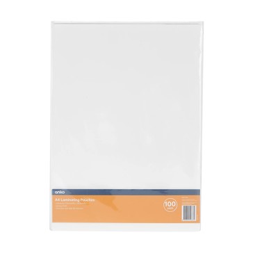 A4 Laminating Pouches, 100 Pack - Anko