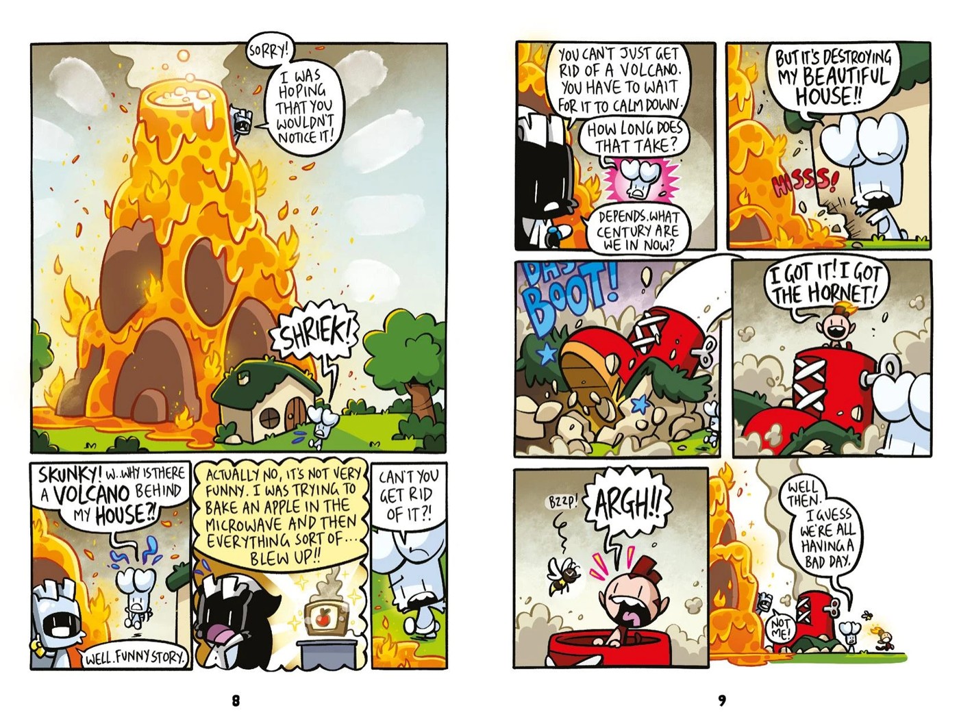 Bunny vs Monkey: Day of the Heroes! by Jamie Smart - Book 4 of 5
