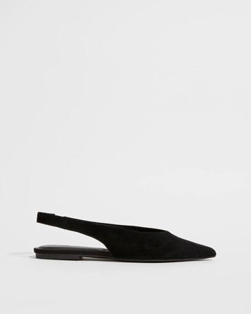 Genuine Suede Leather High Vamp Ballet Flat - Isla