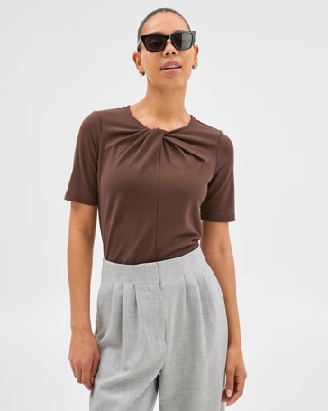 Ponte Twist Front Top - Preview