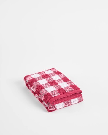 Georgie Australian Cotton Gingham Hand Towel