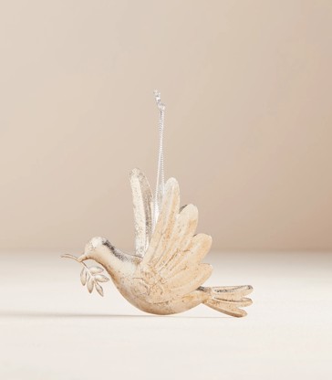 Vintage Dove Christmas Ornament