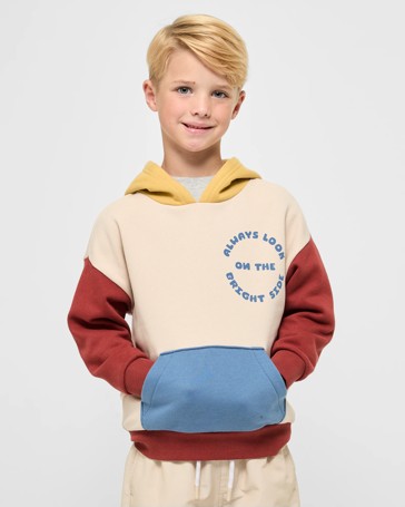 Oversize Spliced Hoodie