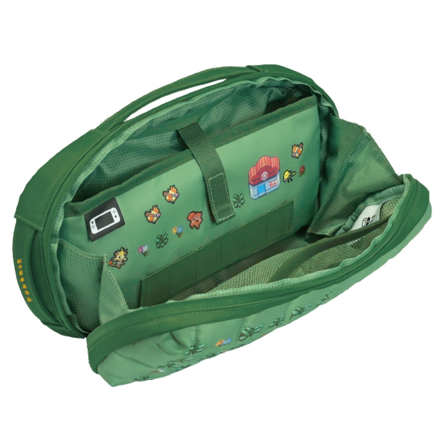 HORI Puff Pouch Pokemon Pixel Green - Nintendo Switch 2 2 of 3