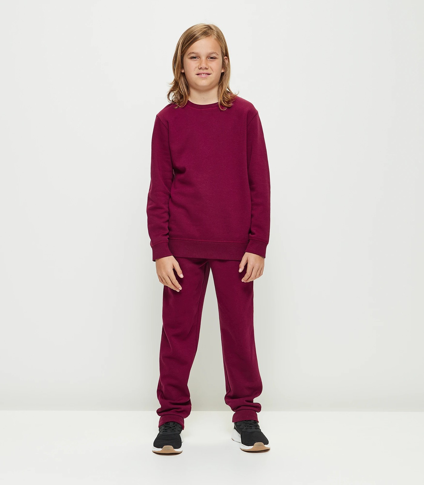 School Fleece Jumper - Burgundy | Target Australia