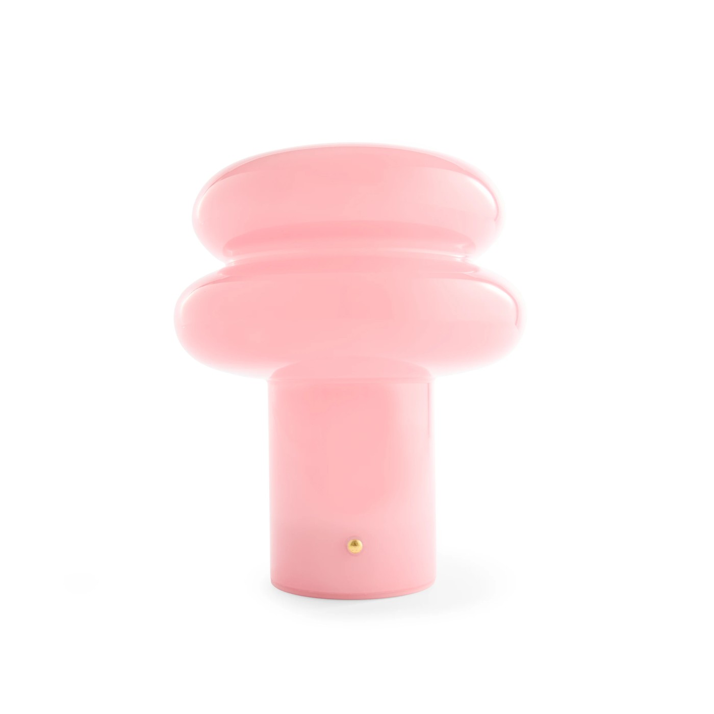 Anko Oslo Glass Portable Rechargeable Lamp - Pink 2 of 6