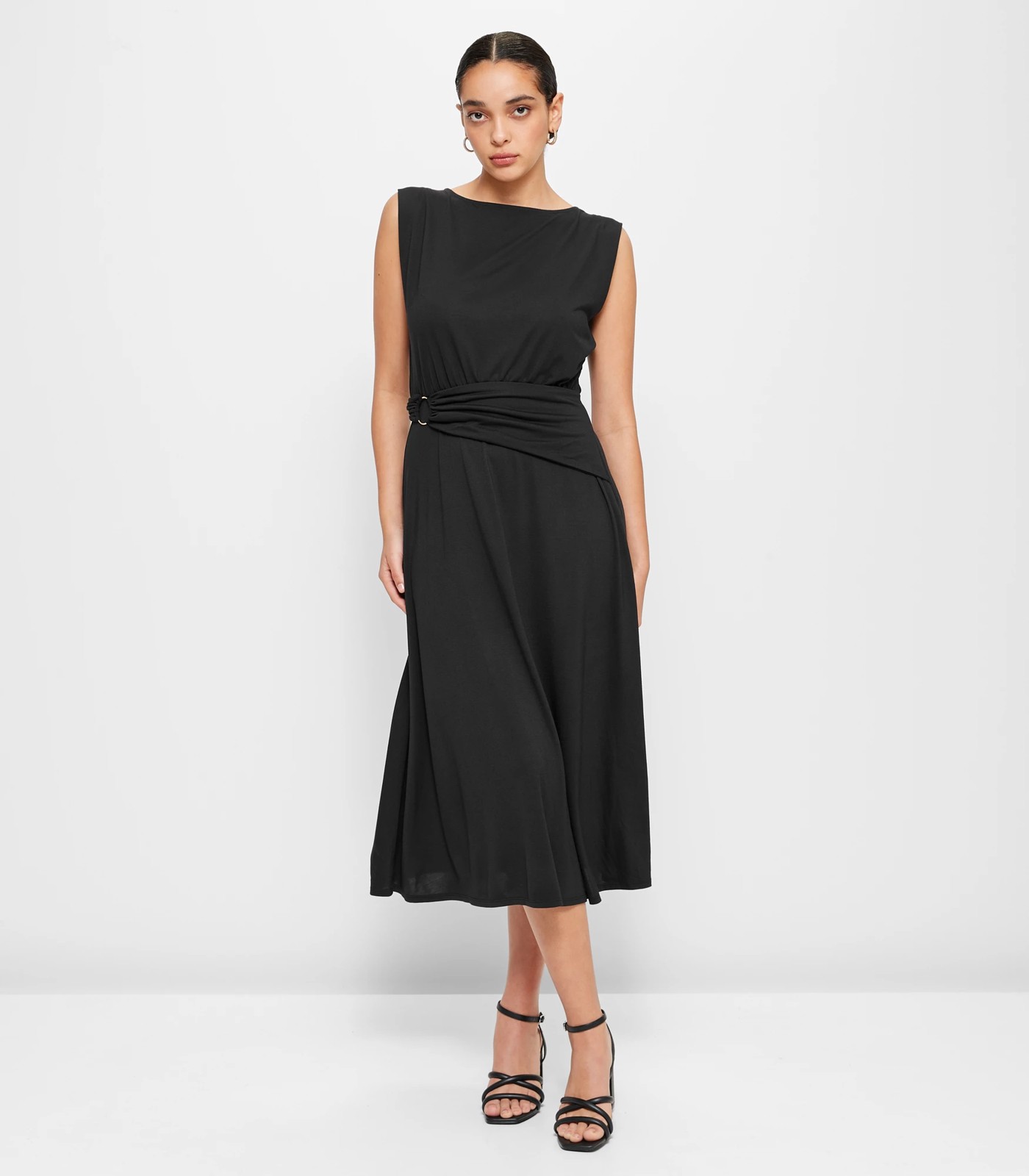 Sleeveless Draped Jersey Dress - Preview | Target Australia