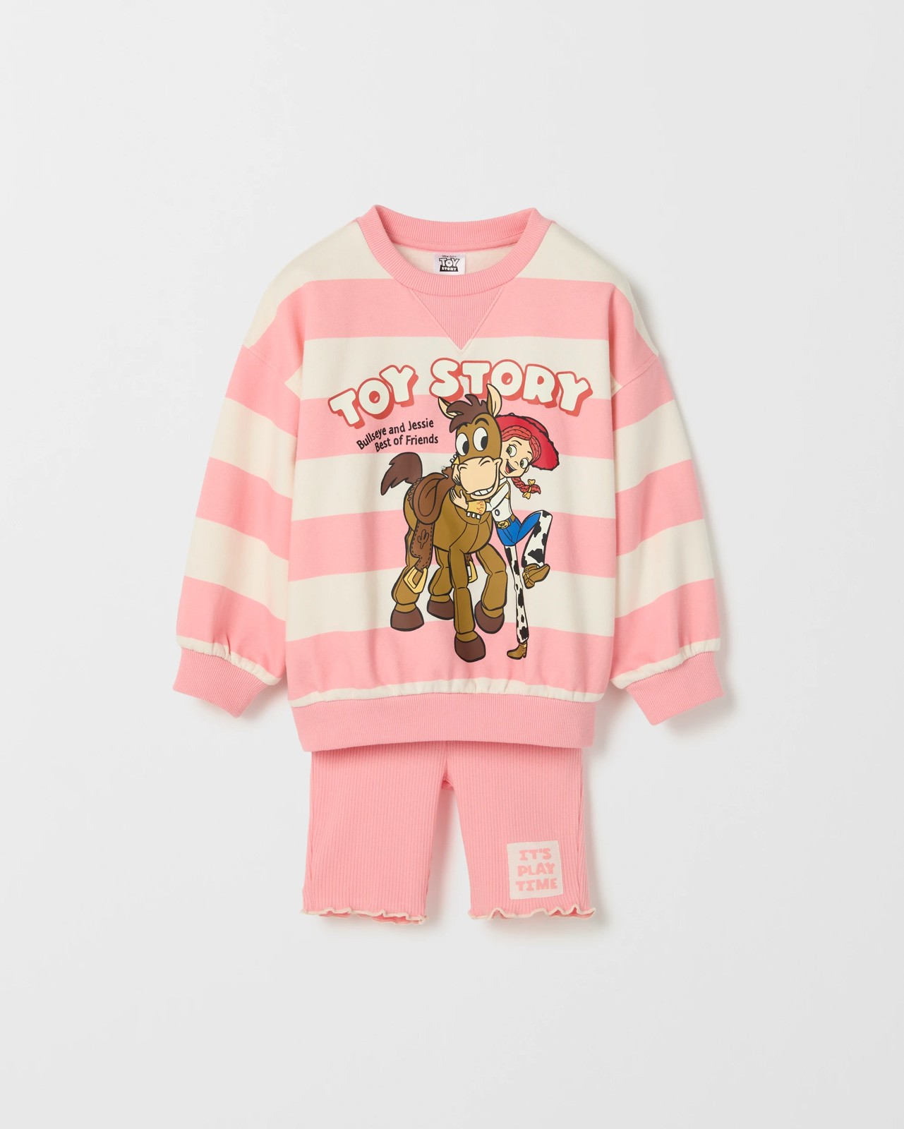 Disney Pixar Toy Story Australian Cotton Blend Fleece Top and Bike Shorts Set 5 of 6