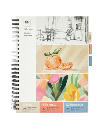 Anko Spiral Art Pad Mixed Media