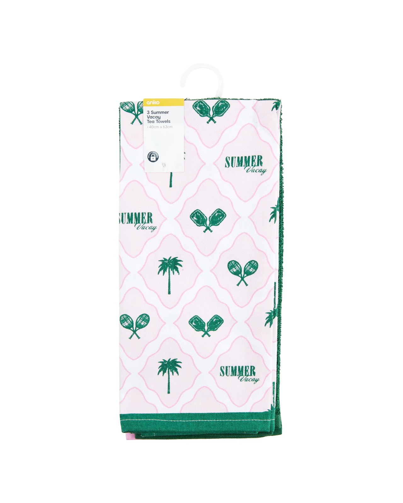 Anko 3 Pack Summer Vacay Tea Towels 6 of 6