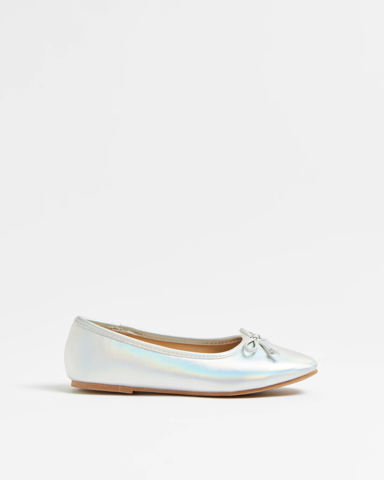 Kids Youth Metallic Ballet Flat | Target Australia