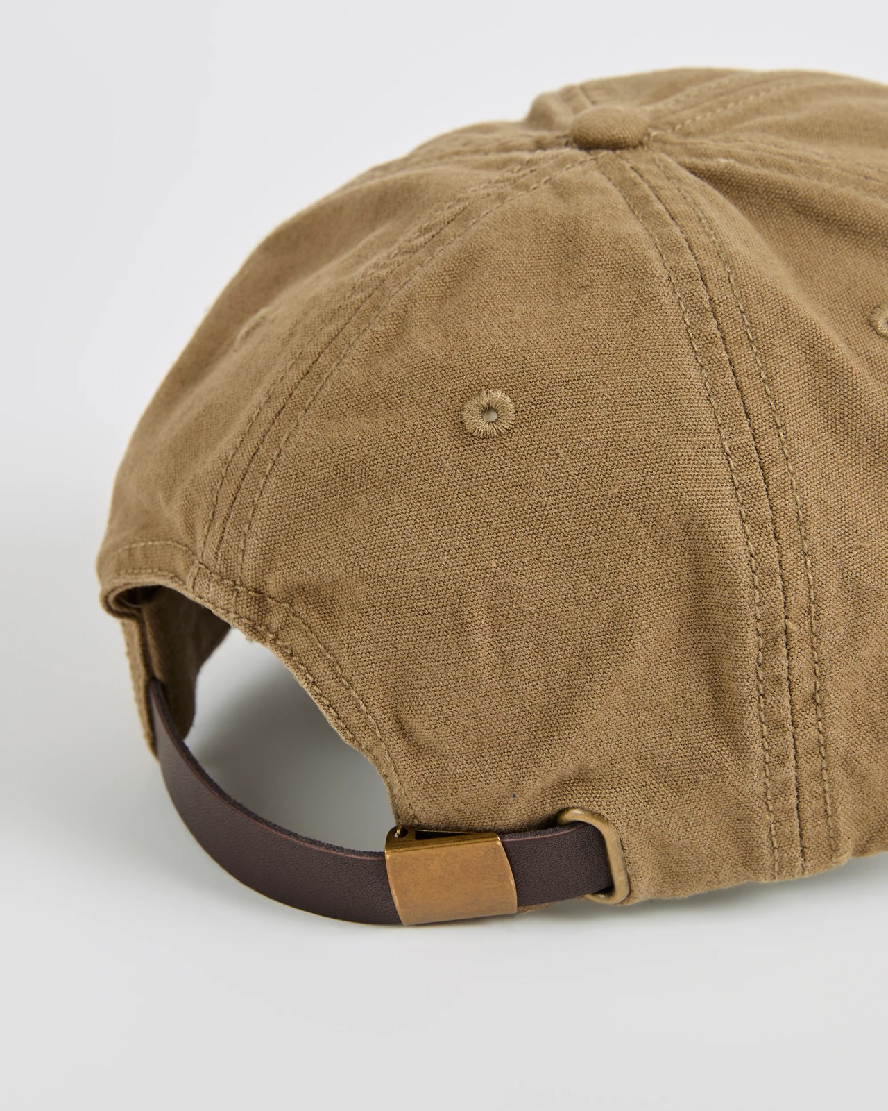Washed Canvas Cap - Khaki 3 of 3