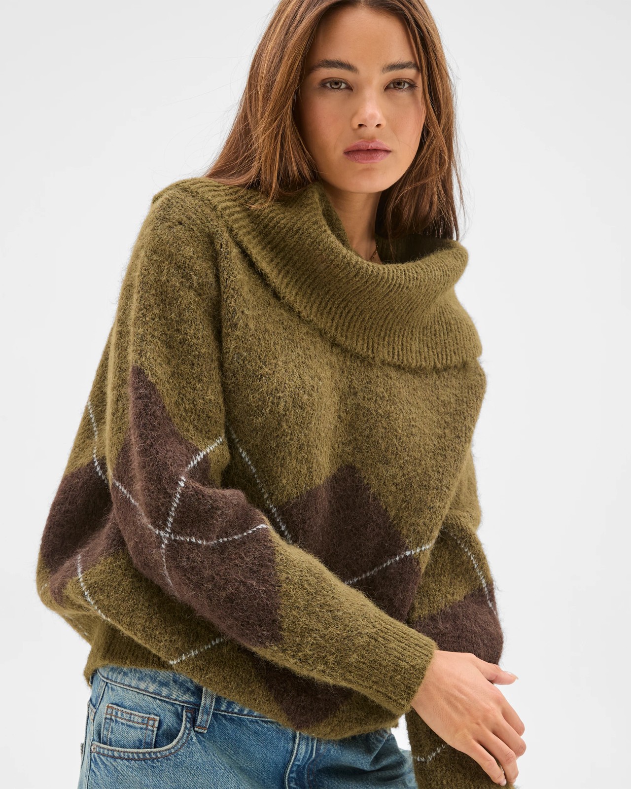 Lily Loves Wrap Tie Detail Blazer - Cocoa Marle 2 of 6