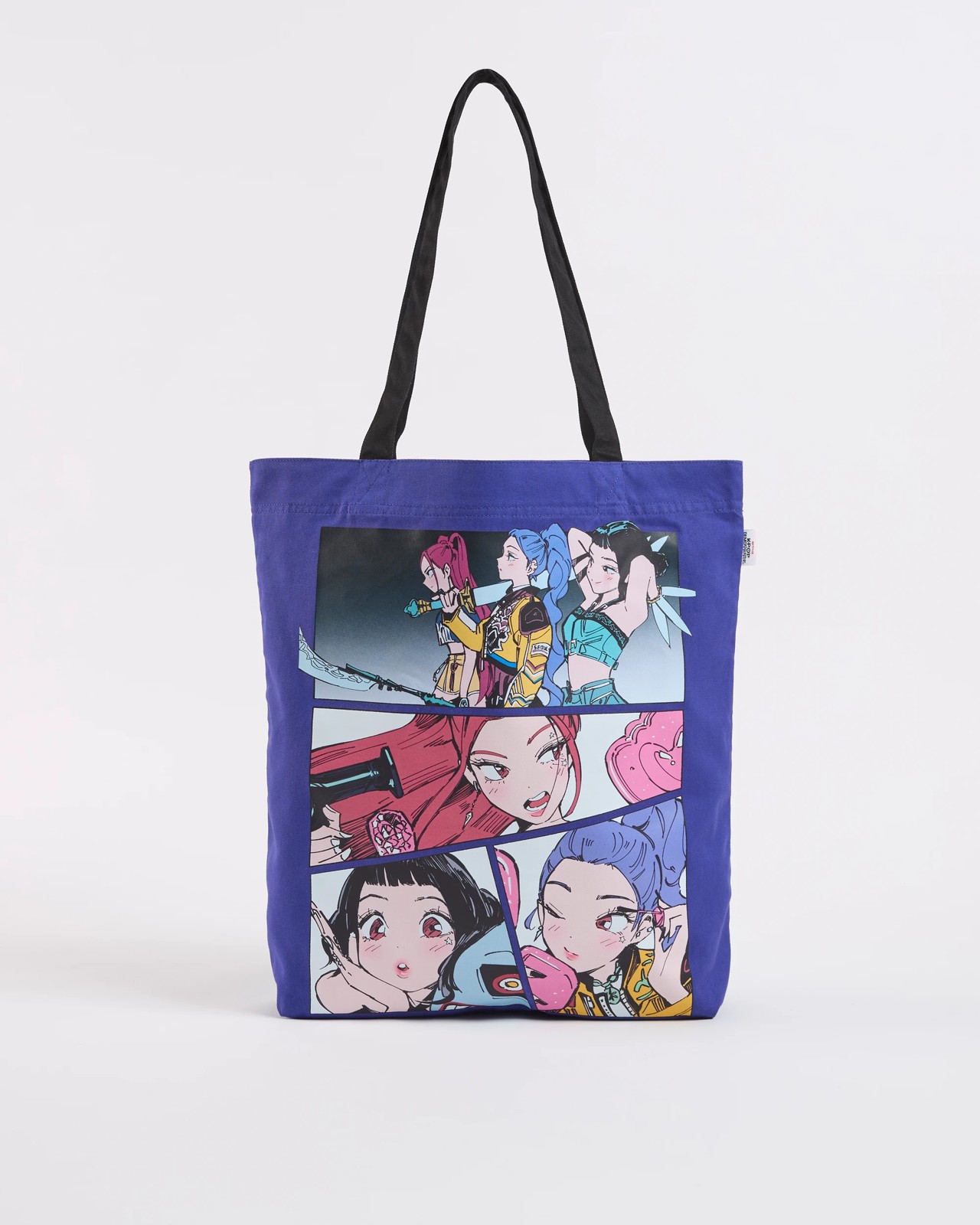 KPop Demon Hunters Canvas Tote Bag - Huntrix Purple 2 of 2