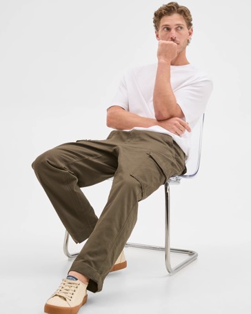 Australian Cotton Regular Fit Cargo Pants