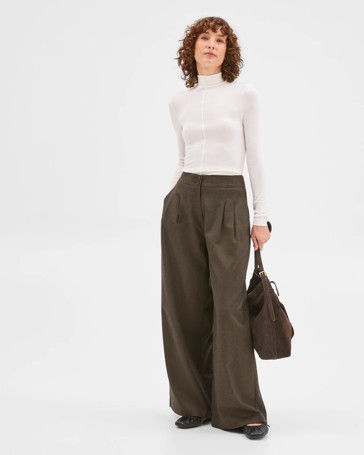 Preview Long Sleeve Luxe Layering Knit Skivvy Top