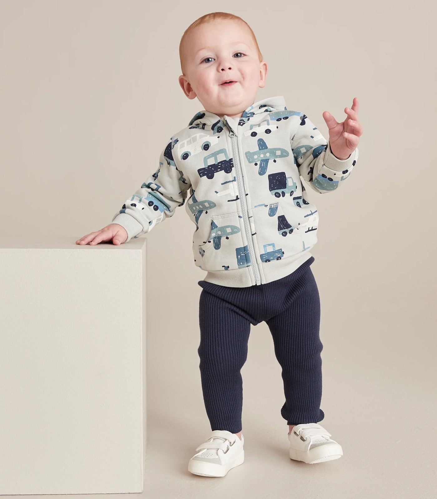 Baby Vehicle Zip Hoodie 2 of 6