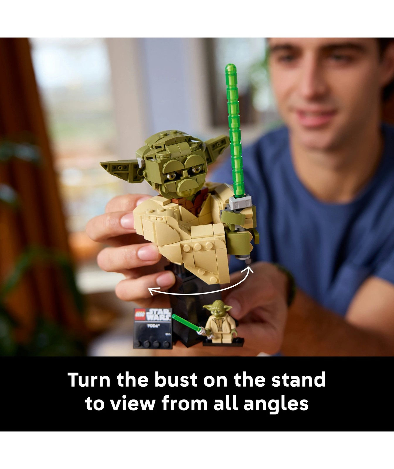 LEGO Star Wars Yoda Bust 75438 5 of 6