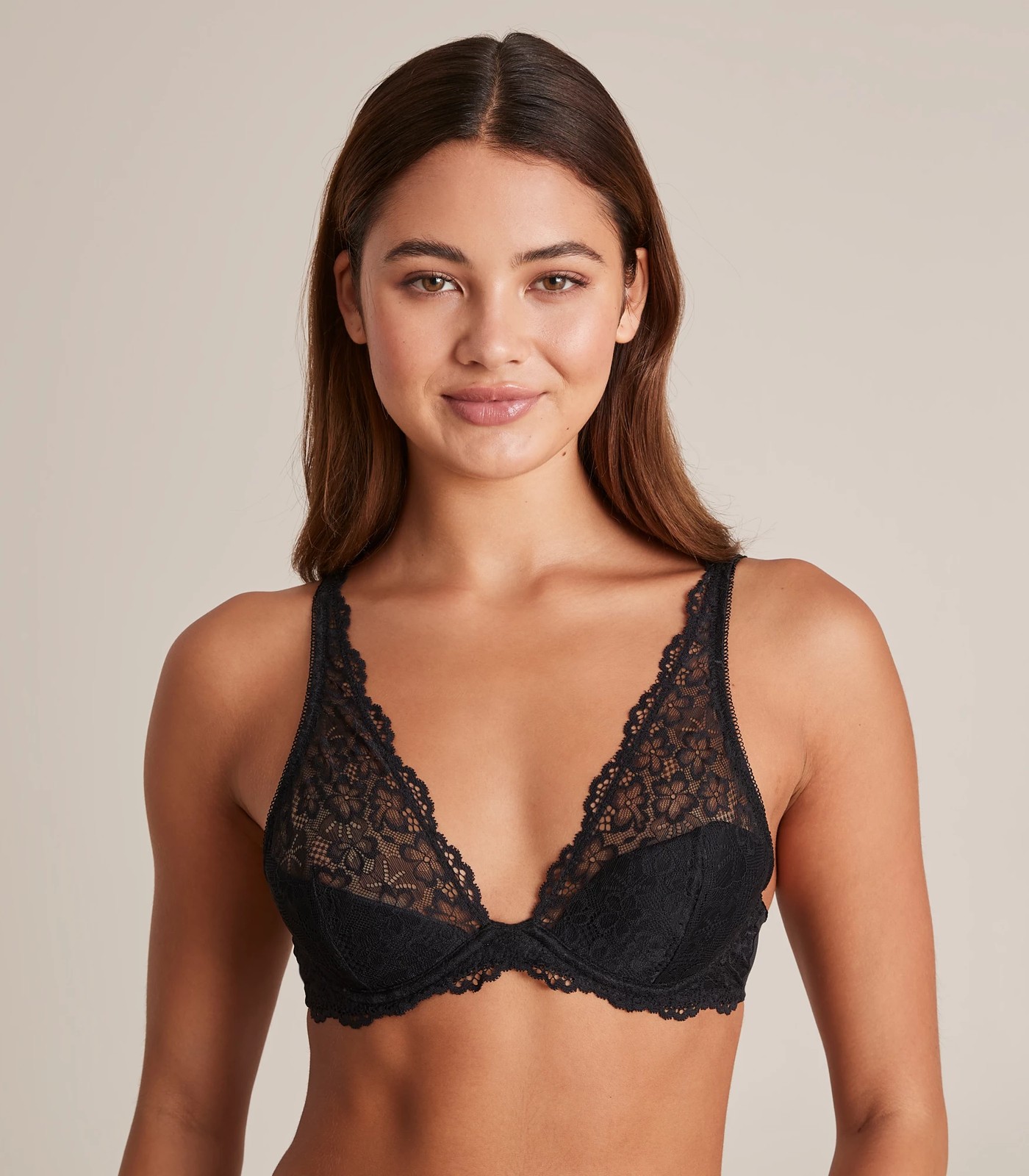 Lily Loves Lucy Lace Plunge Bra; Style: X52096