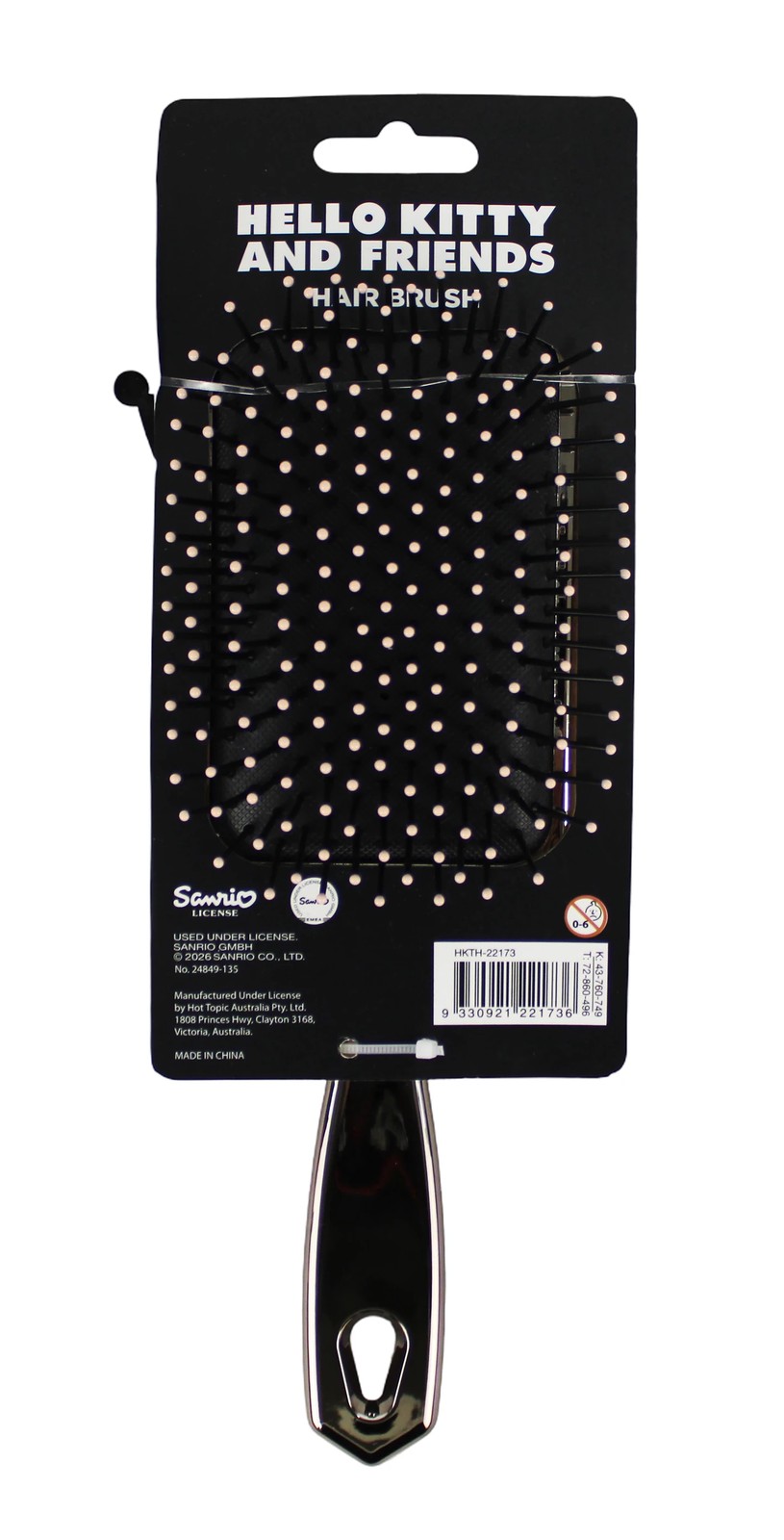 Sanrio Hello Kitty and Friends Kuromi Halloween Hair Brush 2 of 4