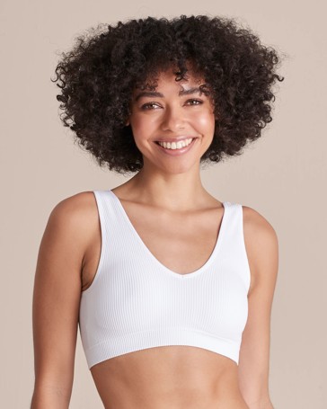 Rib Plunge Crop Top - Lily Loves